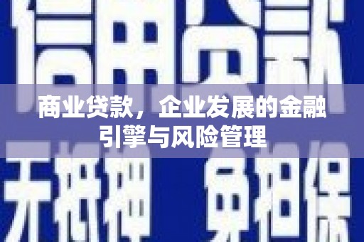 西螺商业贷款，企业发展的金融引擎与风险管理