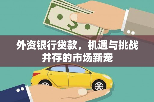 西螺外资银行贷款，机遇与挑战并存的市场新宠