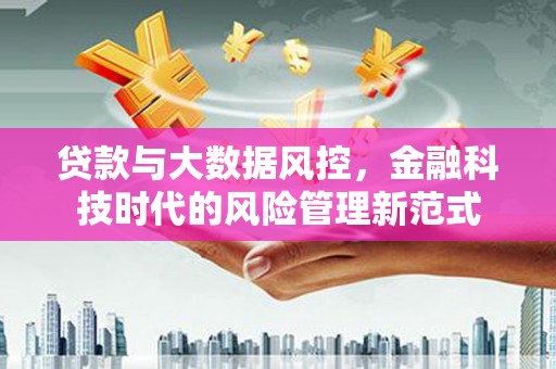 西螺贷款与大数据风控，金融科技时代的风险管理新范式