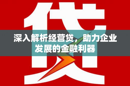 西螺深入解析经营贷，助力企业发展的金融利器