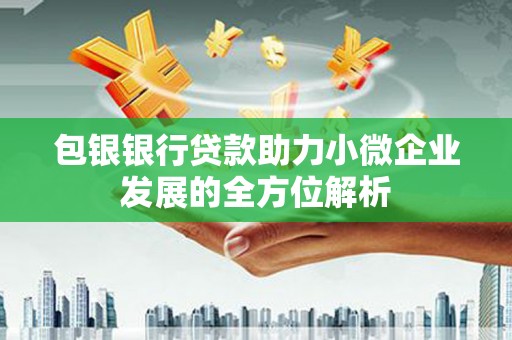 西螺包银银行贷款助力小微企业发展的全方位解析