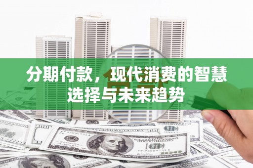 西螺分期付款，现代消费的智慧选择与未来趋势