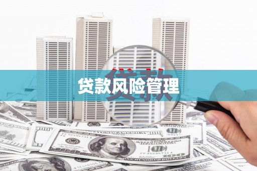 西螺贷款风险管理