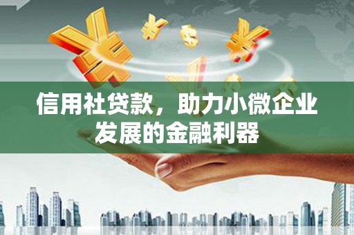 西螺信用社贷款，助力小微企业发展的金融利器