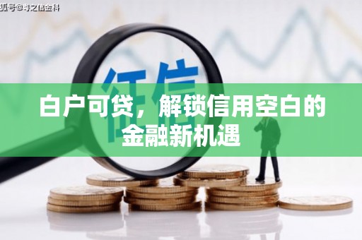 西螺白户可贷，解锁信用空白的金融新机遇