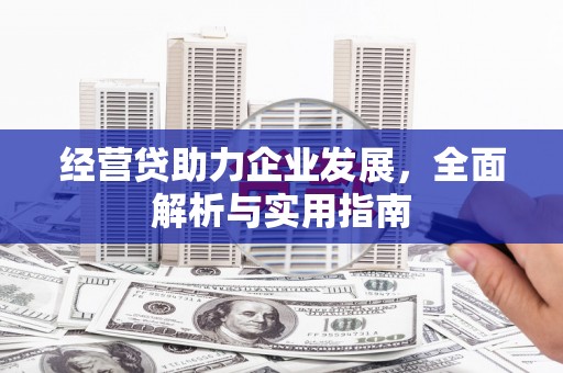 西螺经营贷助力企业发展，全面解析与实用指南