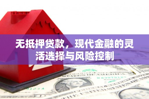 西螺无抵押贷款，现代金融的灵活选择与风险控制