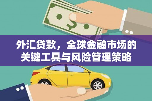 西螺外汇贷款，全球金融市场的关键工具与风险管理策略