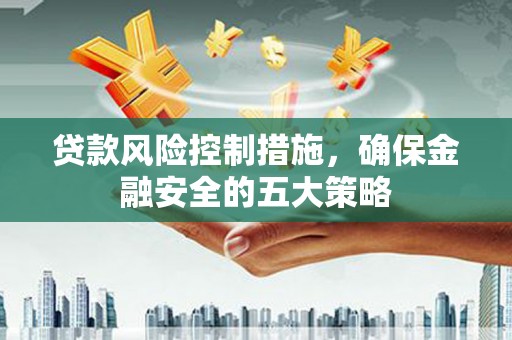 西螺贷款风险控制措施，确保金融安全的五大策略