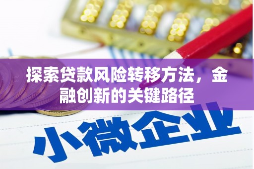 西螺探索贷款风险转移方法，金融创新的关键路径