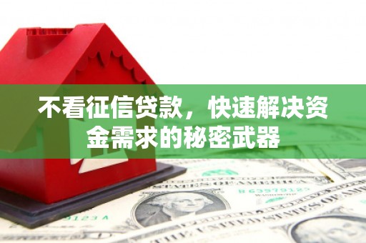 西螺不看征信贷款，快速解决资金需求的秘密武器