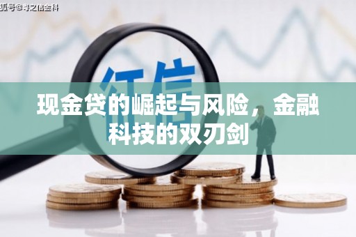 西螺现金贷的崛起与风险，金融科技的双刃剑