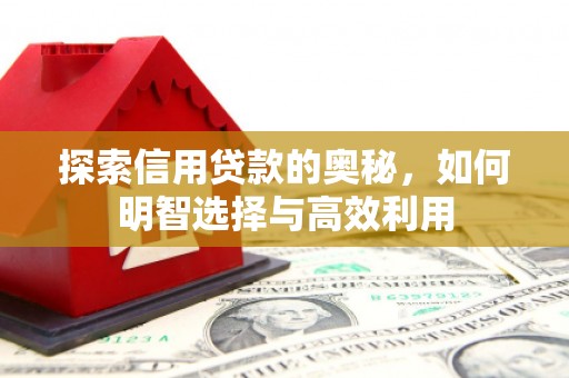 西螺探索信用贷款的奥秘，如何明智选择与高效利用