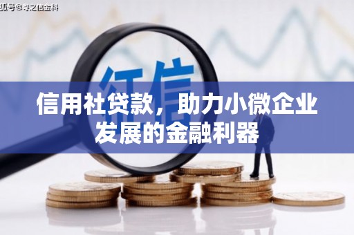 西螺信用社贷款，助力小微企业发展的金融利器