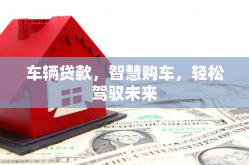 西螺车辆贷款，智慧购车，轻松驾驭未来