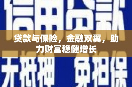 西螺贷款与保险，金融双翼，助力财富稳健增长
