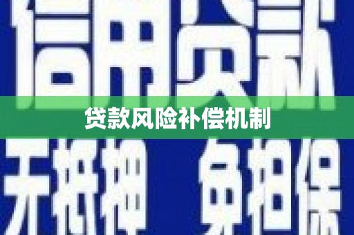 西螺贷款风险补偿机制