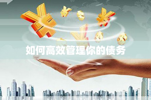 西螺如何高效管理你的债务