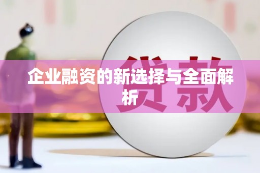 西螺企业融资的新选择与全面解析